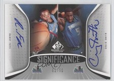 2006 SP Game Used Edition SIGnificance Dual 2/50 Randy Foye Craig Smith Auto 0a7