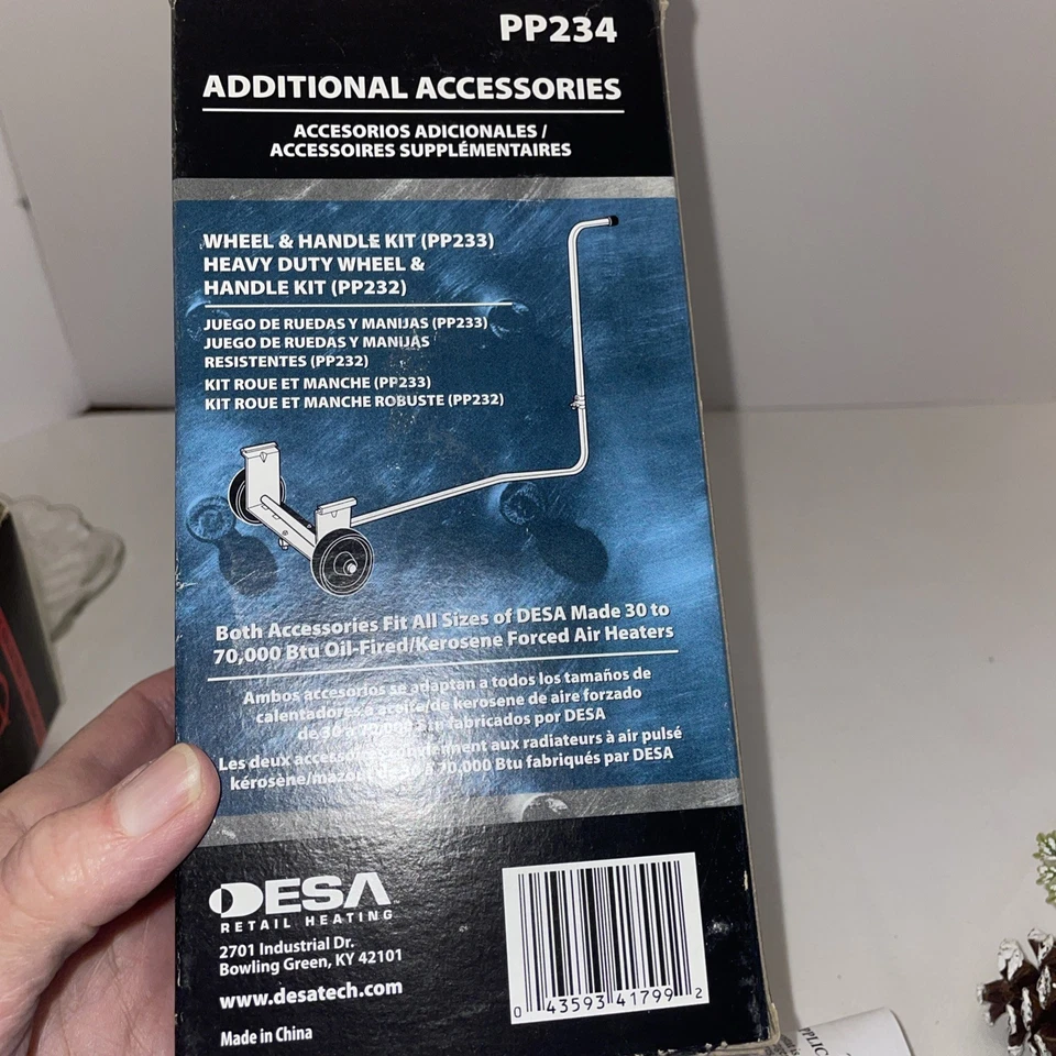Termostato aquecedor de ar forçado portátil querosene DESA - PP234 - Imagem 3 de 4