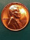1955-S Lincoln Wheat GEM BRILLIANT RED UNCIRCULATED Error (BIE) See Pics