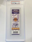 Shaquille O'Neal signed 2000 NBA Finals Game 6 Full Ticket PSA DNA 9 Auto
