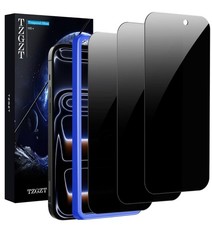 Privacy Screen Protectors for iPhone 17 Pro Max, Tempered Glass, HD 3 Pack, 9H