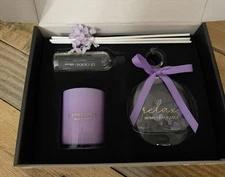 Reed Diffuser Set Sticks Lavender Aromatherapy Oil Scent Candle for Home Gift