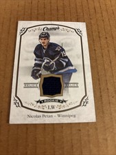 2015 Champs JSY RELIC Nicolas Petan RC #J-NP Jets Hockey Card (f5)