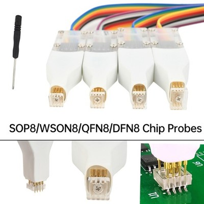 For Program SOP8/WSON8/QDFN8 Spring Needle Download Burn Read Test Probe US