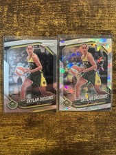 Skylar Diggins Silver Cracked Ice 2025 Panini Prizm WNBA Card #123 Seattle Storm