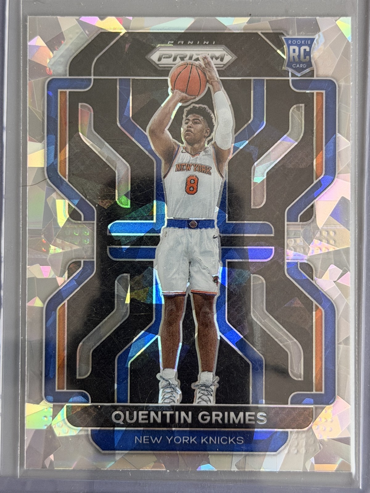 2021-22 Panini Prizm - Quentin Grimes #285 Ice Prizm (RC)