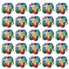 50 Pcs Sequin Bead Flowers Patches, 0.8"/2cm Flowers Applique, Iridescent