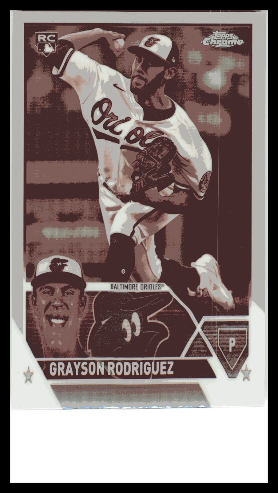 2023 Topps Chrome Update #USC98 Grayson Rodriguez Sepia