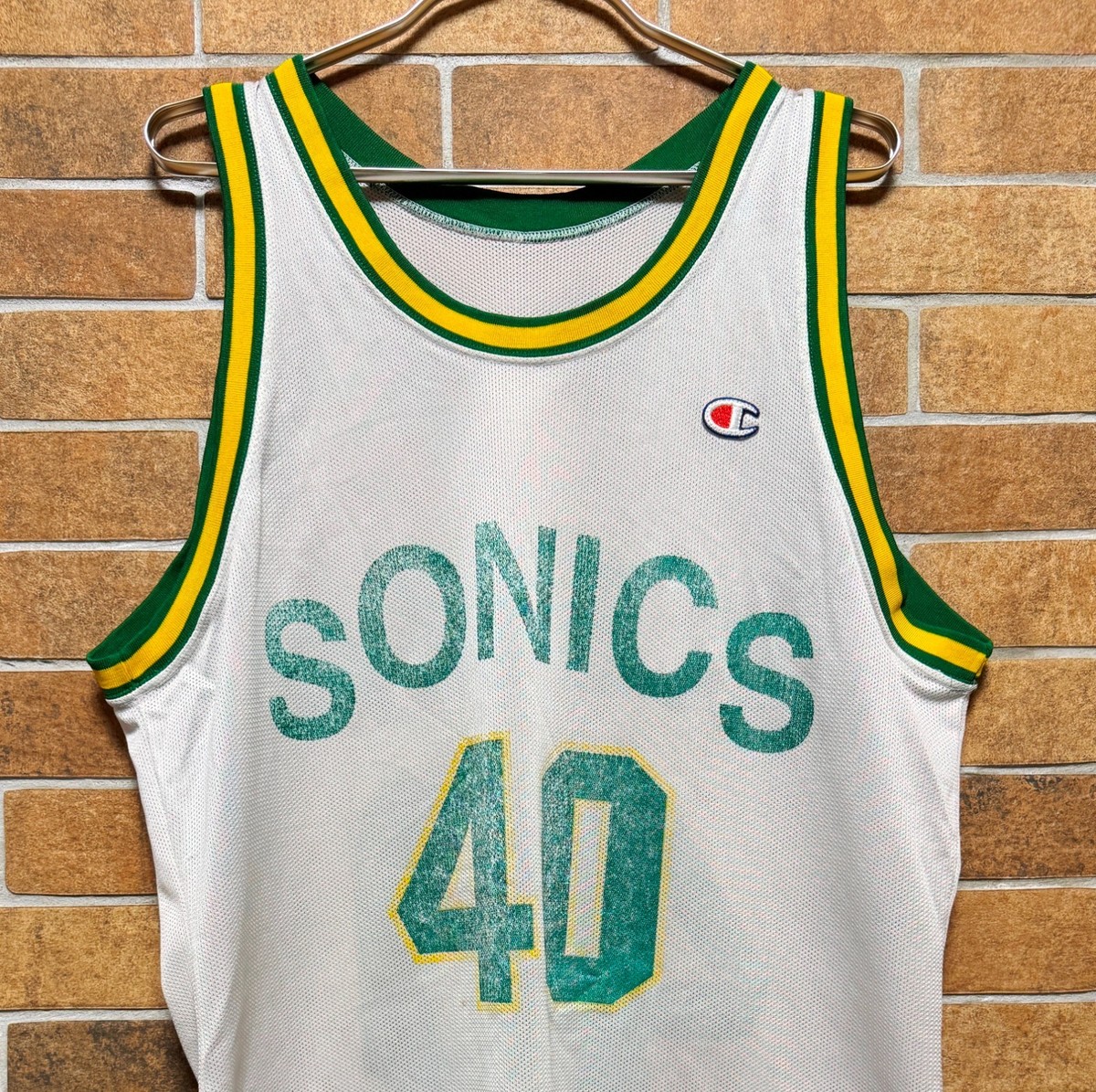 SEATTLE SUPERSONICS #40 SHAWN KEMP BASKETBALL SHIRT JERSEY