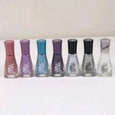 Sally Hansen Insta-Dri Nail Polish Lot of 7 Crystal Chrome Bejewel Glitter Mix