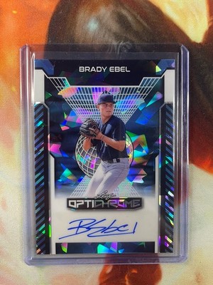 2025 Leaf Baseball Optichrome Brady Ebel Auto /7 #BA-BE1