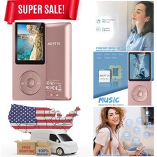 A02S MP3 Player with 70-Hour Battery, 16GB Storage, and Easy Music Navigation