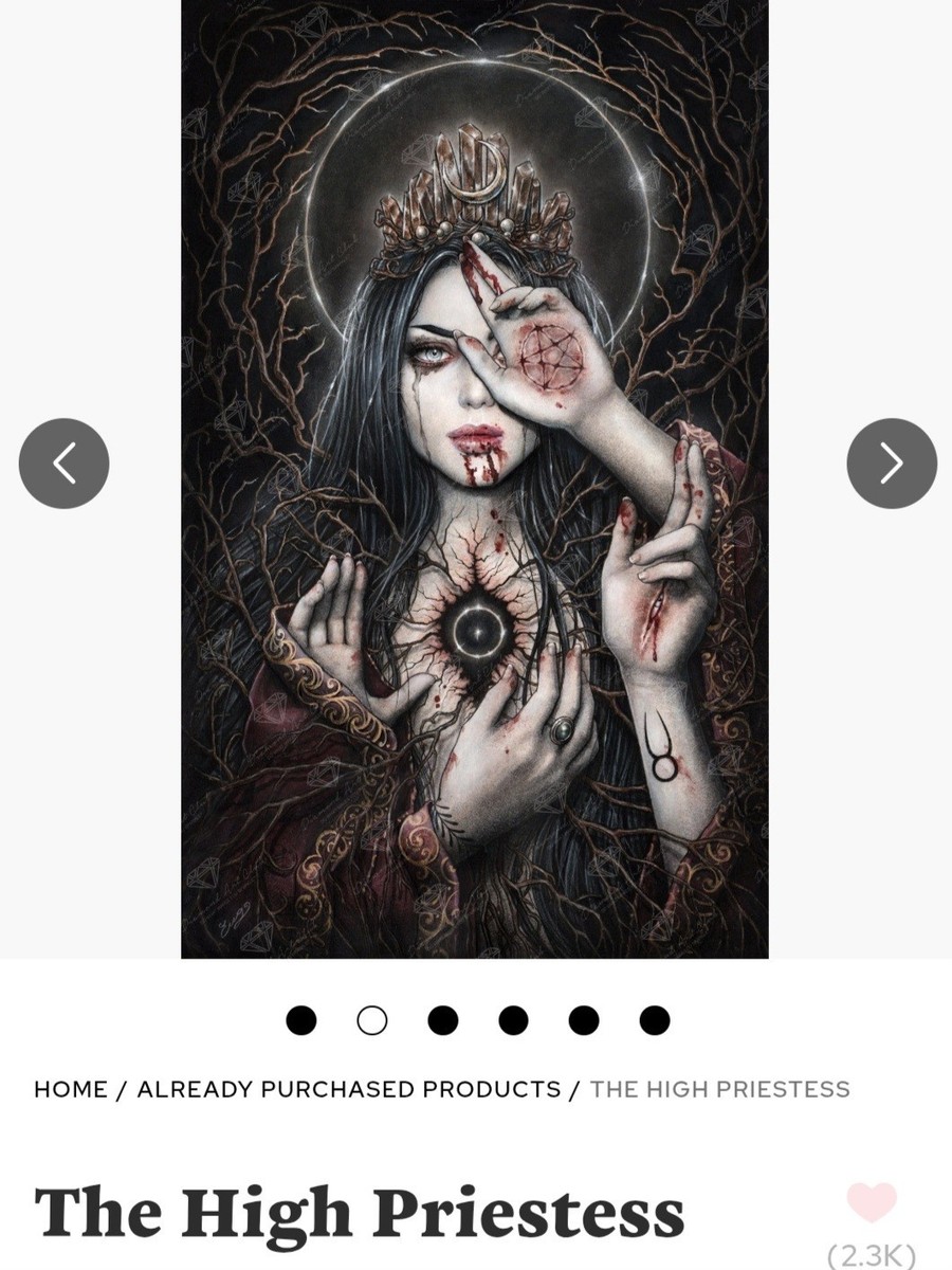 Diamond Art Club The High Priestess | eBay