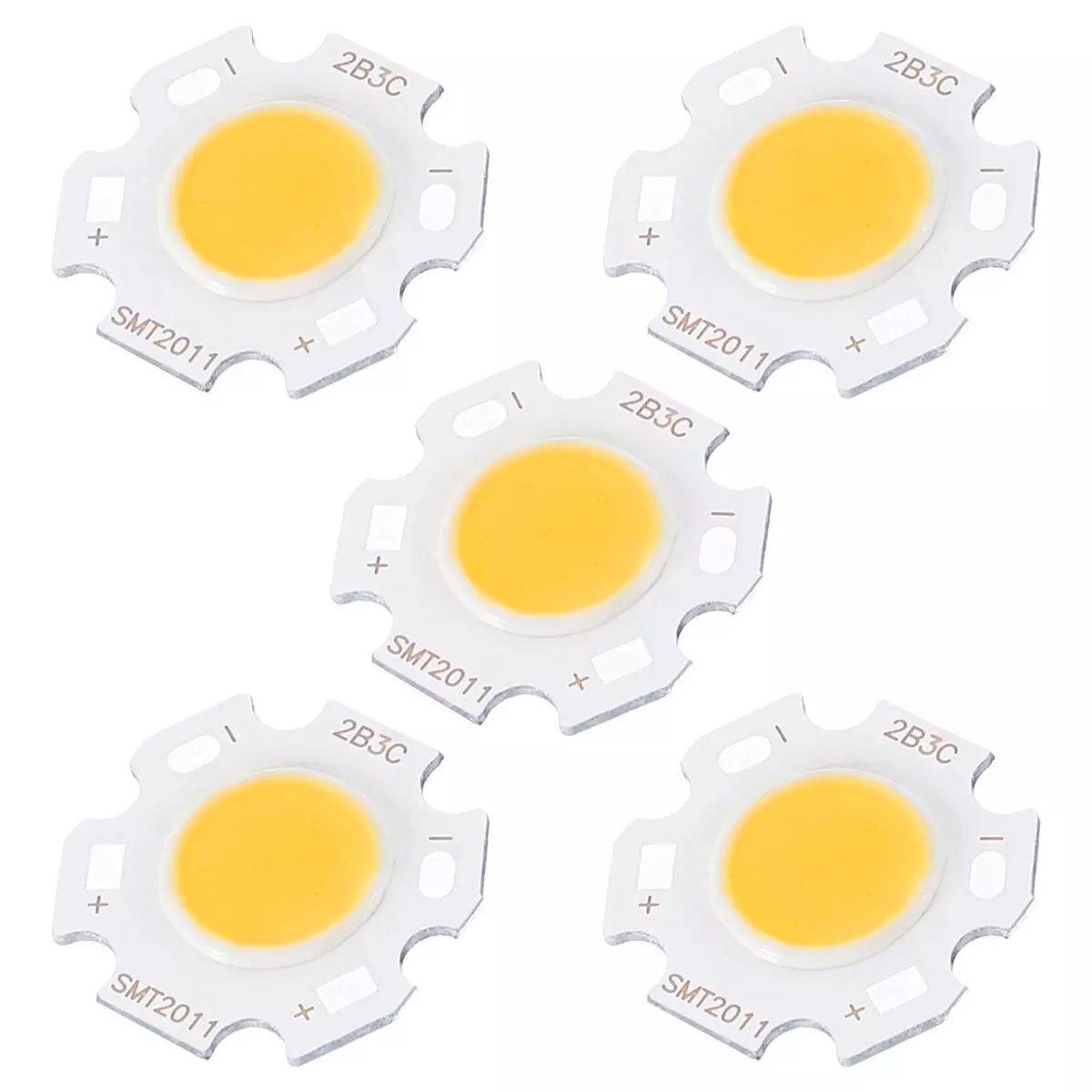 5Pcs COB LED Light Chip Beads 20mm 3W 260mA Energy Saving Bulb