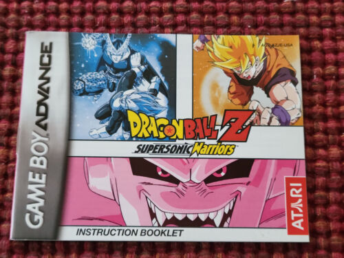 Dragon Ball Z: Supersonic Warriors - Game Boy Advance GBA Authentic Manual Only! - Picture 1 of 2