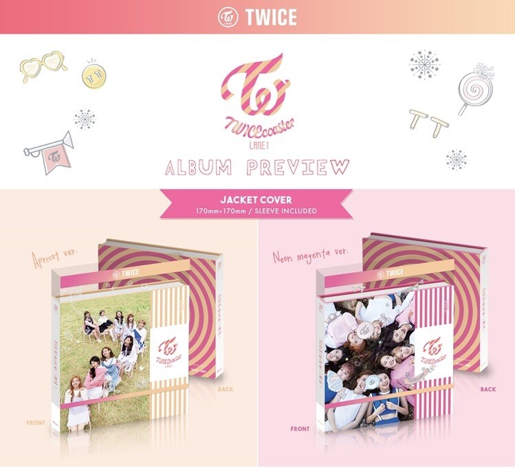 TWICE - TWICECOASTER : LANE 1 3rd Mini Album SEALED CD+Photo Book+