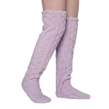 Over the Knee Fuzzy Socks for Women Fuzzy Leg Warmers Long Fuzzy Socks for Wo...