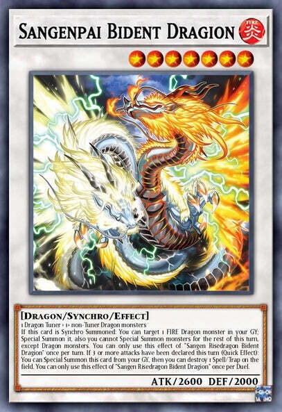 Sangenpai Bident Dragion LEDE-EN039 1st Ed Legacy of Destruction