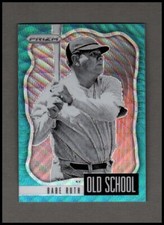 2021 Panini Prizm Old School Prizms Teal Wave #1 Babe Ruth - NM-MT