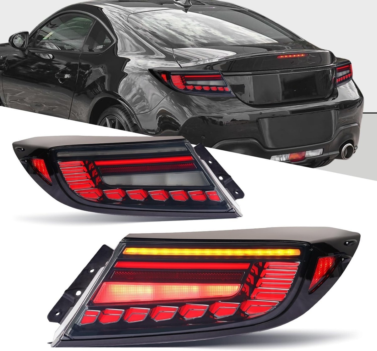 LED Tail Lights For 20-23 Toyota GR86/Subaru BRZ 2nd Gen ZN8/ZD8