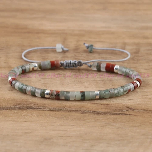 Minimalist Dainty Crystal Assorted Natural Gemstone Beads Healing Reiki Bracelet - Picture 11 of 60