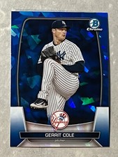 2023 Bowman Chrome Sapphire Gerrit Cole #98 New York Yankees