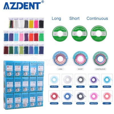 Dental Orthodontic Elastic Rubber Bands Zoo Pack /Power Chains /Ligature Ties