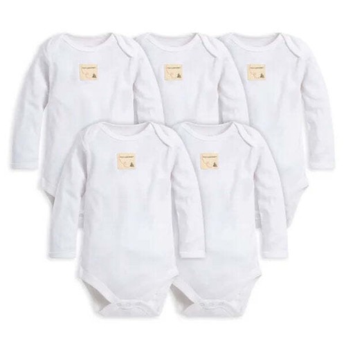 Burt's Bees Baby Langarm Bodys 5er Pack - Bild 1 von 3
