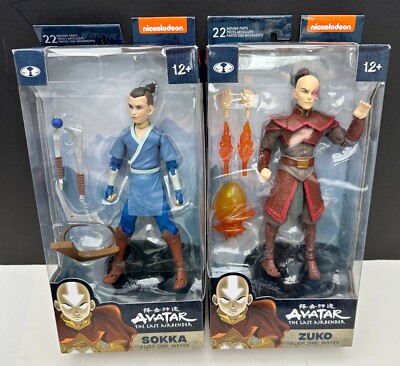 Avatar The Last Airbender Sokka & Zuko Nickelodeon McFarlane Toys