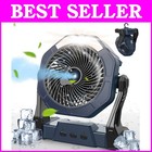 Portable Misting Fan with 10,000mAh Battery - Ideal for Outdoor Adventures