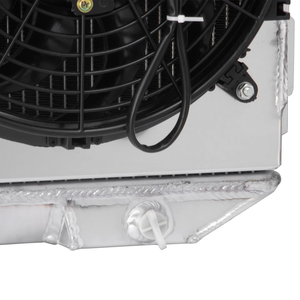 3 Row Radiator+Shroud Fan Fits 1957-59 Ford Fairlane Ranchero/Mercury Montclair Foto 4 de 4