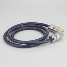 P101 EU/US Power Plug Cable Hi End 7N Copper SCHUKO Power Cable Gold Plated