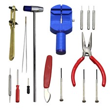 SHIPS FROM US Watch Back Opener Repair Tool Kit Band Pin Strap Link Remover 16pc