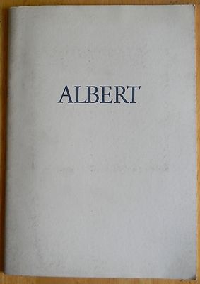 HERMANN ALBERT Art Exhibition Catalog GALERIE INERNI BERLIN 1983 Soft Cover Book