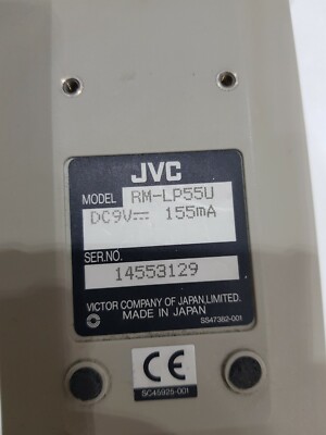 JVC Rm-LP55 / Rm-Lp55 U Remote control unit | eBay JVC Rm-LP55 / Rm-Lp55 U Remote control unit | eBay