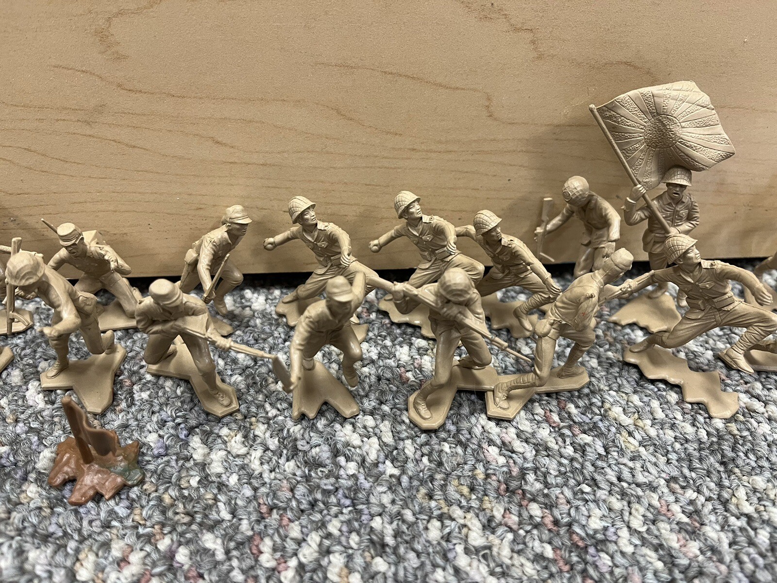 * VINTAGE MARX TOYS IWO JIMA 54MM WW2 IMPERIAL JAPANESE ARMY LOT OF 48 *BC eBay