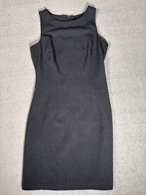 Vintage i.n. San Francisco Size 9 Pin Stripe Sheath Pencil Dress Mini Posh Spice