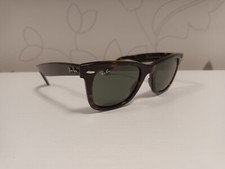 RAY BAN RB2140 50-22 902 WAYFARER MONTATURA TARTARUGATO LENTE VERDE CLASSIC G15