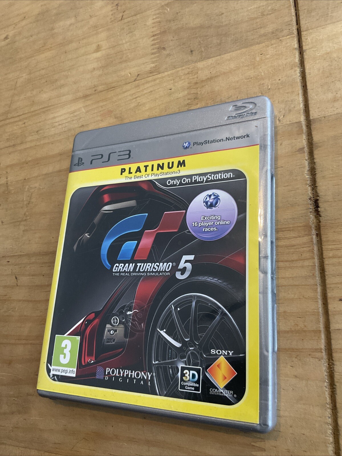 Gran Turismo 5 Platinum Edition (PS3) Sony PlayStation 3, 2010 With Manual VGC