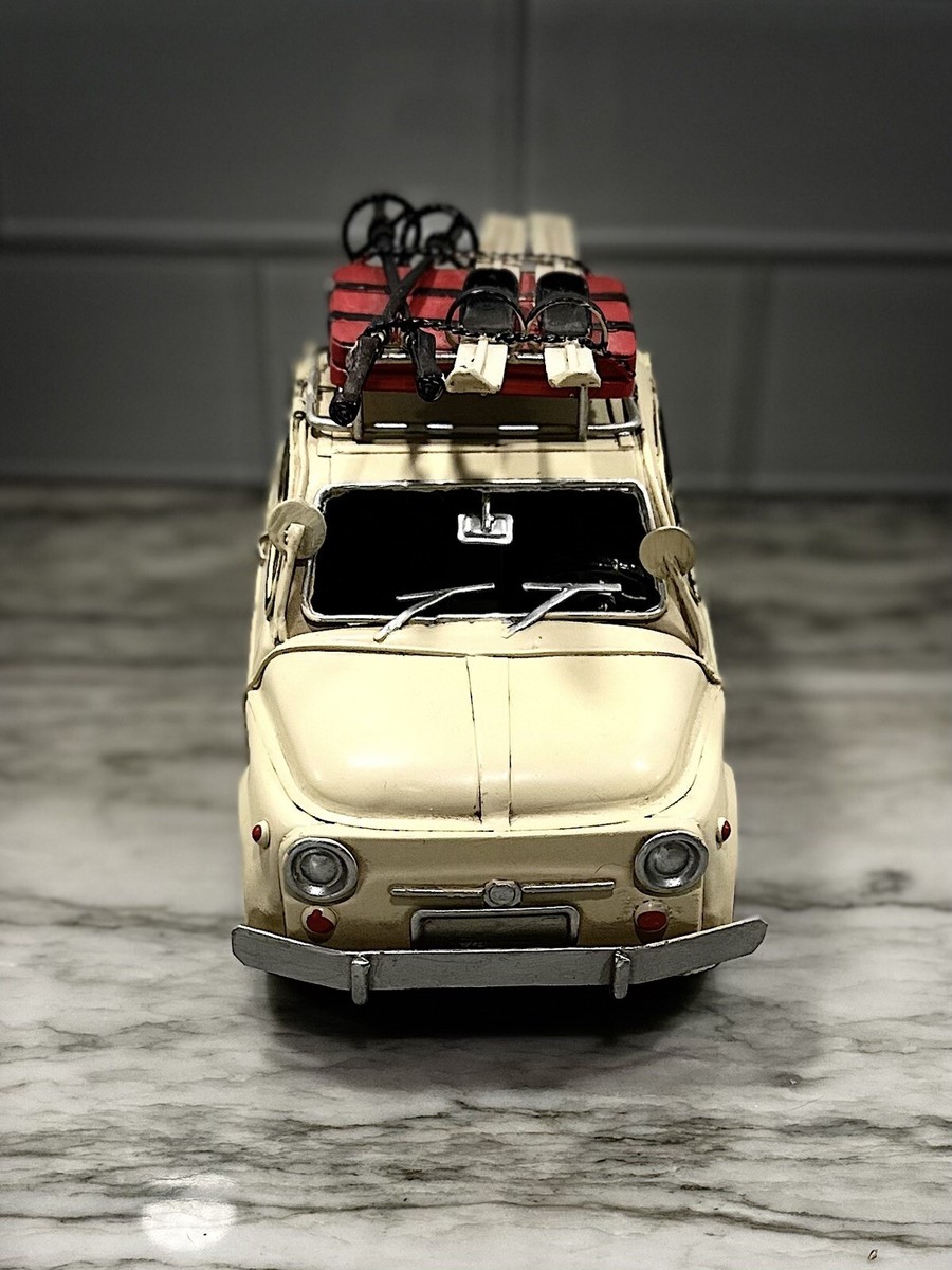 ミニカー TIN TOYS DIE CAST MODERN SALOON CAR FIAT 1967 Fiat Tin Old Classic Scale Vintage Car Model Iron Metal