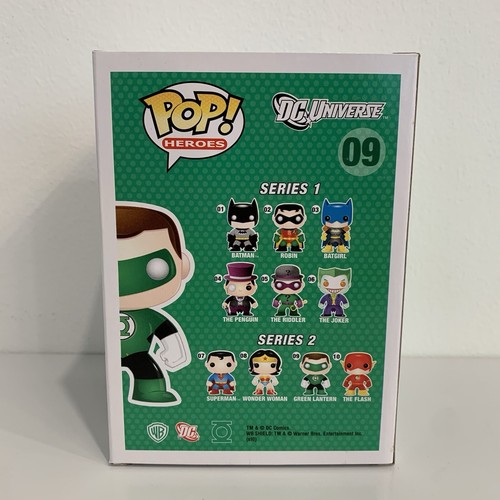 Funko POP! DC Heroes #09 Green Lantern Glows-in-the-Dark SDCC 2010 LE 240 GITD - Picture 4 of 20