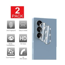 2x Camera Lens Tempered Glass Screen Protector for Samsung Galaxy Z Fold 6 5G