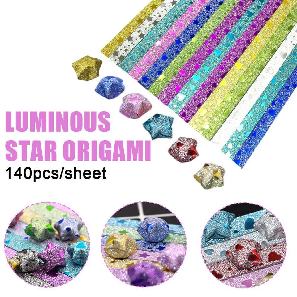 Star Origami Paper Star Strips Double Sided Origami Star Paper Lucky Star Deco ↑ - Image 2 of 4