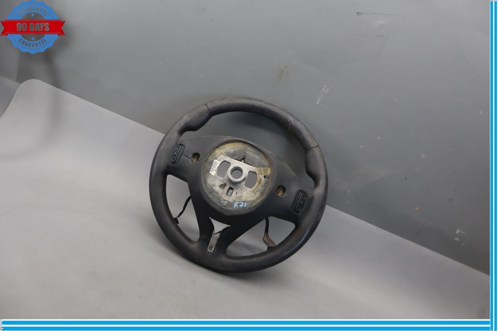 14-17 Maserati Ghibli S Steering Wheel W/ Paddle Shifters 670044602 Oem