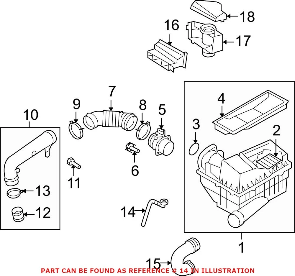 Genuine OEM Air Filter Housing Plug for Volkswagen 1K0129637D | eBay