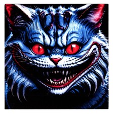 Cheshire Cat Vinyl Sticker Decal Alice in Wonderland Psychodelic Yeti Cup