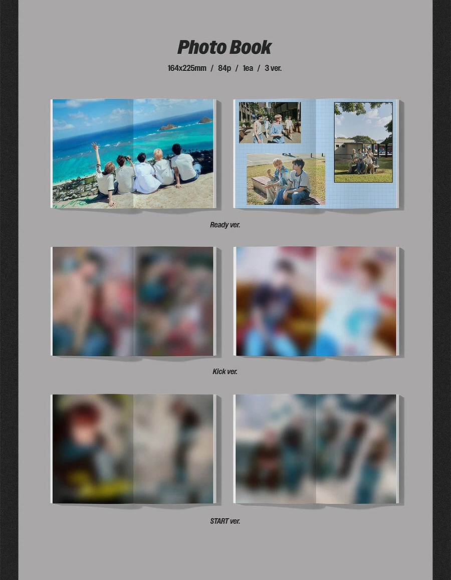 TIOT [KICK-START] Album 3 Ver SET/3 CD+3 Photo Book+6 Poster+15