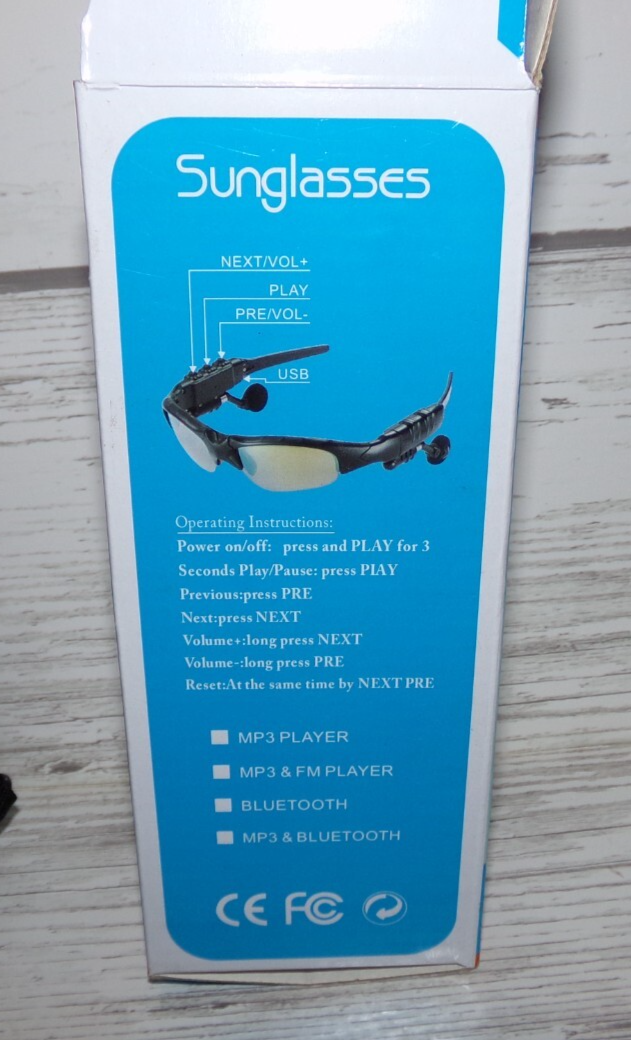 Bluetooth Sunglasses with Built-in Speakers Wireless Audio Eyewear-image