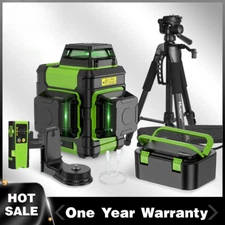 12 Lines Cross Line Laser Level Self Leveling Outdoor Green Beam Alignment Tool