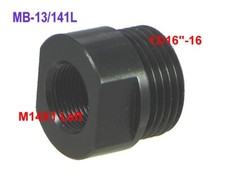 M14x1 Lh To 1316-16 Male Thread Adapter For Car Oil Filter Steel Mb-13141l